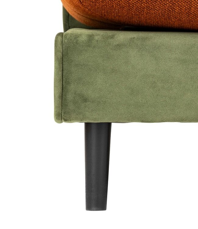 Sofa bed - 3-seater - Red/Green