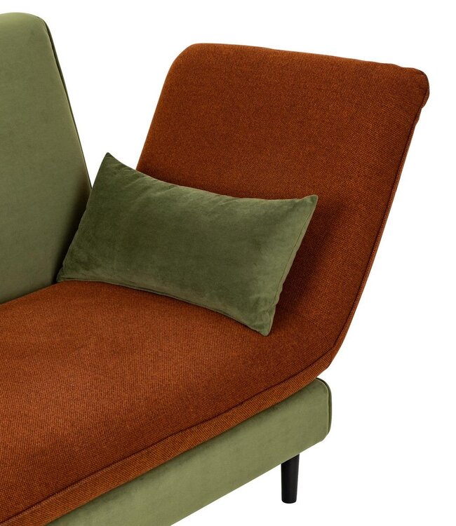 Slaapbank - 3-Zits - Rood/Groen