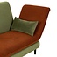 Sofa bed - 3-seater - Red/Green