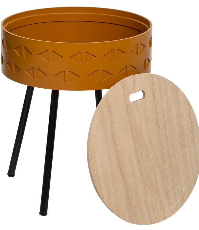 Bijzettafel met Opbergruimte - H.45cm