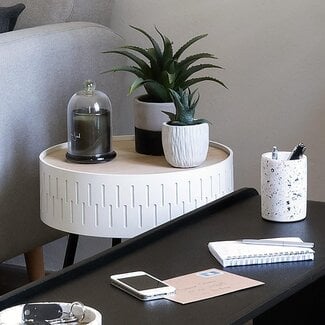 Atmosphera Side table with storage space - H.45 cm