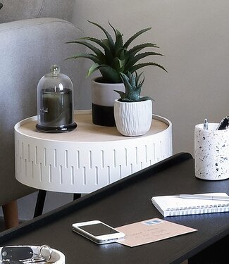 Atmosphera Side table with storage space - H.45cm