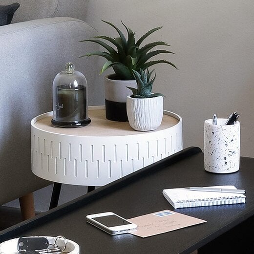 Atmosphera Side table with storage space - H.45 cm
