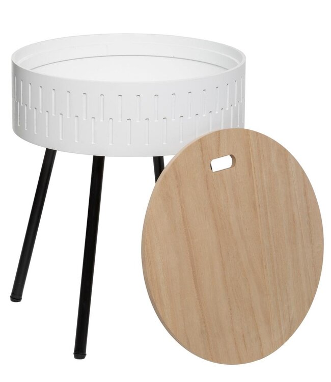 Side table with storage space - H.45cm