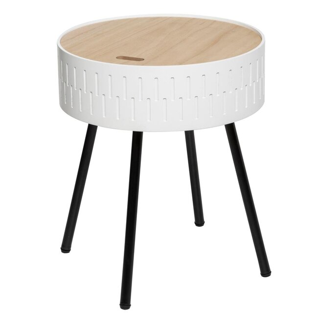 Side table with storage space - H.45cm