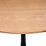 Round Dining Table - D.100cm - Black/Natural