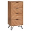 Chest of drawers with 4 drawers - Naomi - Natural
