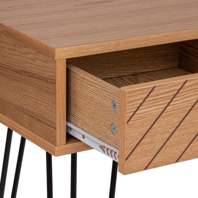 Wandtafel met 2 Laden - Naomi - Naturel