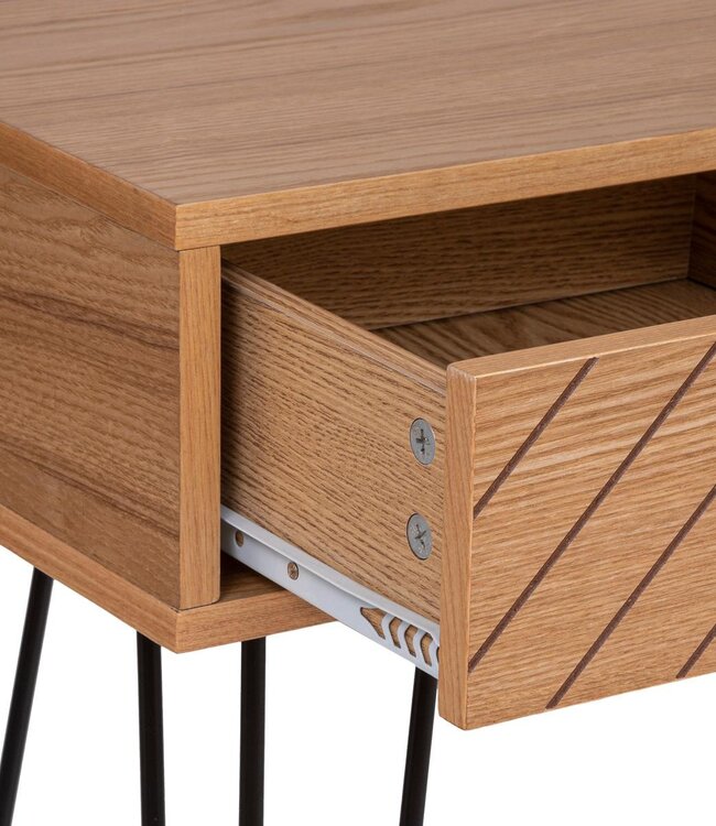 Wandtafel met 2 Laden - Naomi - Naturel