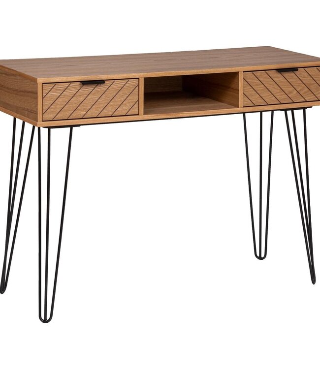 Wandtafel met 2 Laden - Naomi - Naturel