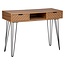 Atmosphera Wall table with 2 drawers - Naomi - Natural