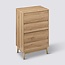  5Five Chest of drawers with 4 drawers - Abana - Oak effect