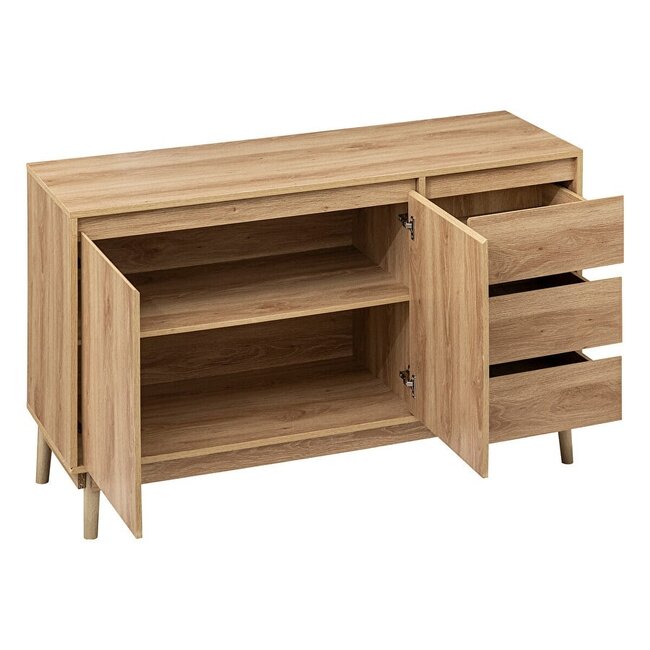Sideboard with 3 Drawers - Abana - Natural