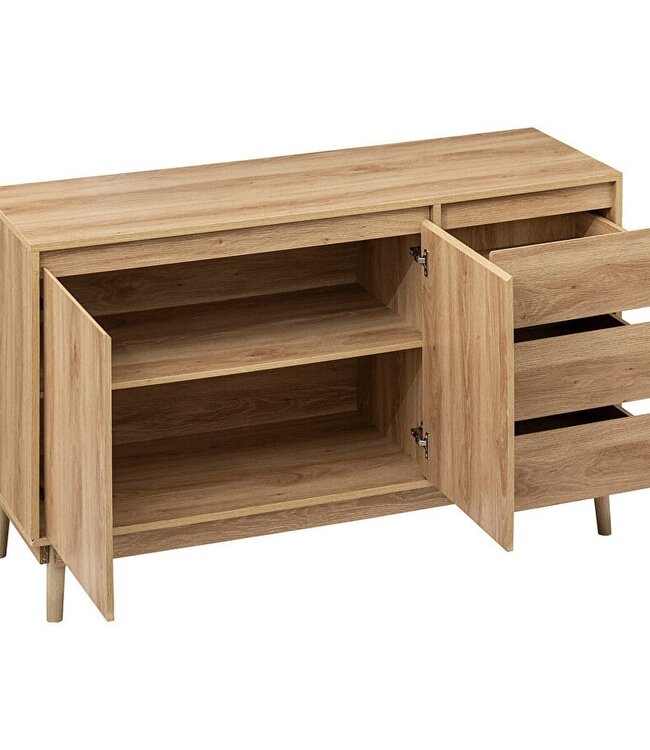 Sideboard with 3 Drawers - Abana - Natural