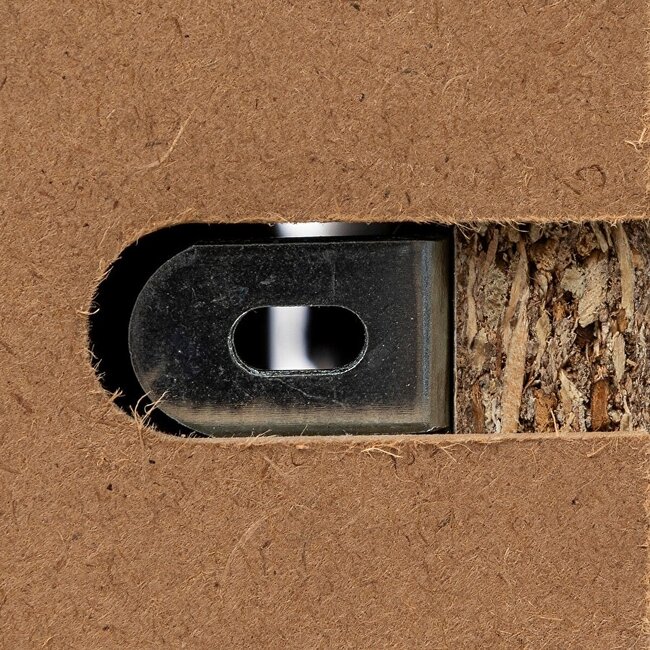 Wandtafel met 2 Laden - Abana - Naturel