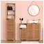 Shelving unit with 1 Door - Natural