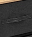 Low chest of drawers with 5 drawers - Black