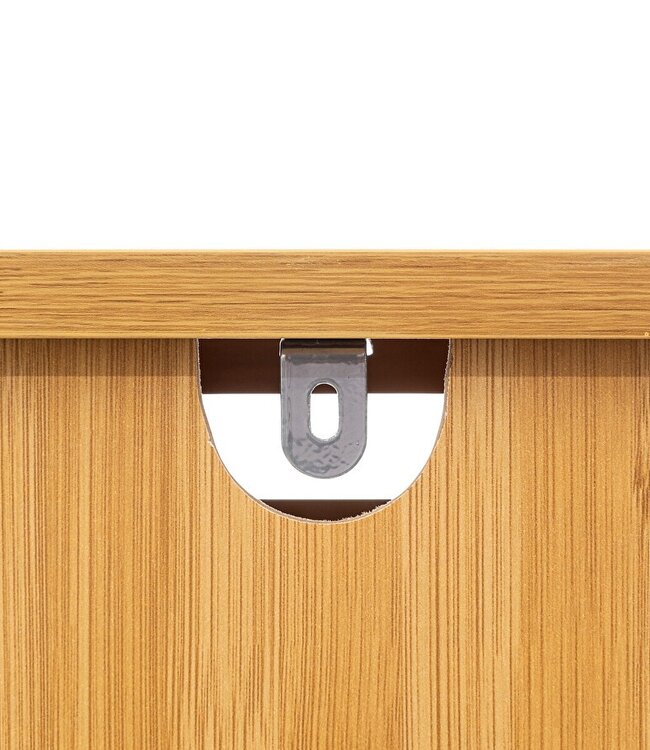 Standing Storage Cabinet with 4 Drawers - Natural