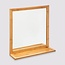 Mirror with Shelf - Natural - 48x14x51cm
