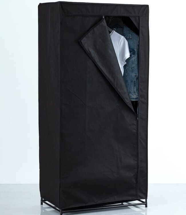 Foldable Wardrobe - Wardrobe - Black - 5Five