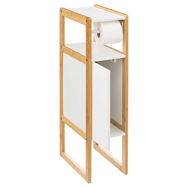 Toiletrolhouder - Dispenser - H80cm - Wit