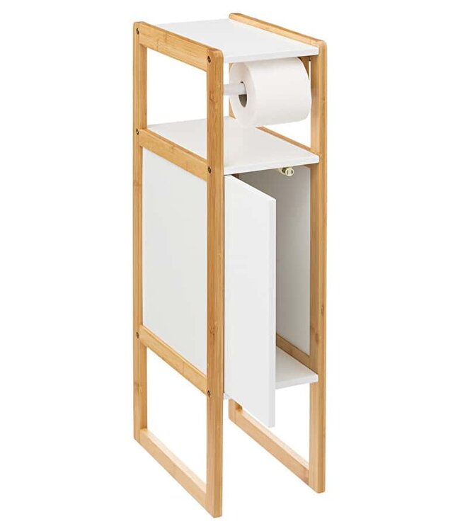 Toiletrolhouder - Dispenser - H80cm - Wit