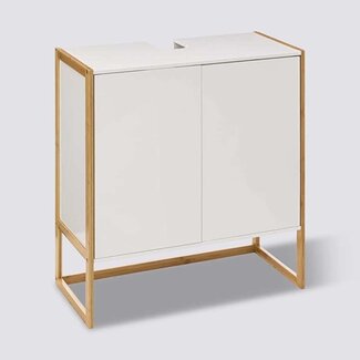  5Five Washbasin - Sideboard - 2 Doors - White
