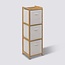 Bamboo Storage Cabinet - Bathroom Cabinet - 3 Levels