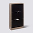  5Five Shoe Cabinet - 3 Compartments - Black