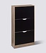 Shoe Cabinet - 3 Compartments - Black - 5Five