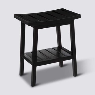  5Five Bamboo Stool - Black