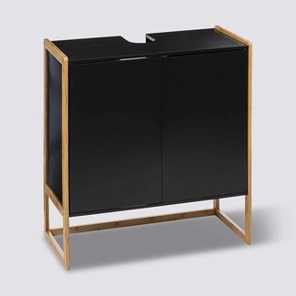  5Five Wandkast - Dressoir - Zwart - Obsidian Prestige