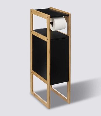  5Five WC-garnituur - Badkamermeubel - Zwart - MidnightLux