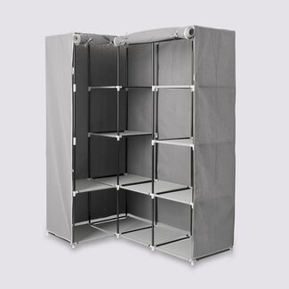  5Five Corner cabinet - Wardrobe - Foldable - Grey