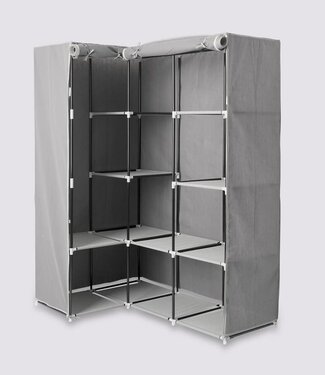  5Five Corner cabinet - Wardrobe - Foldable - Grey