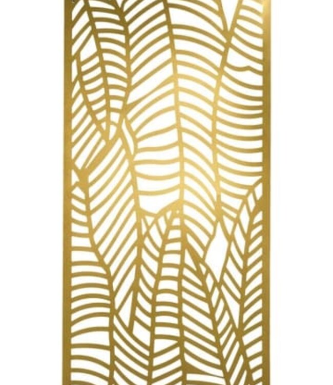 Metal Wall Decoration - 45 x 90cm - Gold