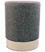 Scandinavian Pouf - H 40cm - Grey