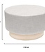 Scandinavische Poef - Bijzettafel - H 35cm - Grijs