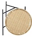 Round Nesting Tables - Set of 2 - Natural/Black
