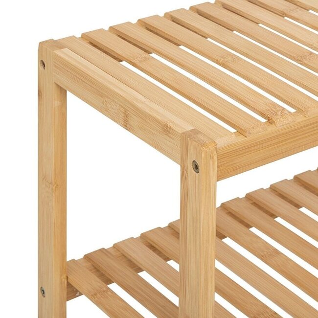 Bamboe Schoenenrek - 8 paar - 70 x 50 x 26 cm
