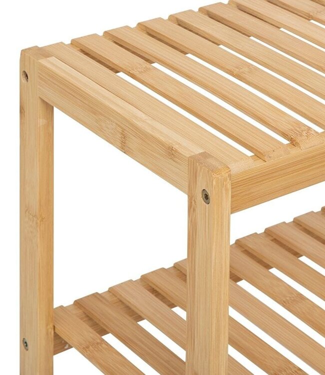 Bamboe Schoenenrek - 8 paar - 70 x 50 x 26 cm