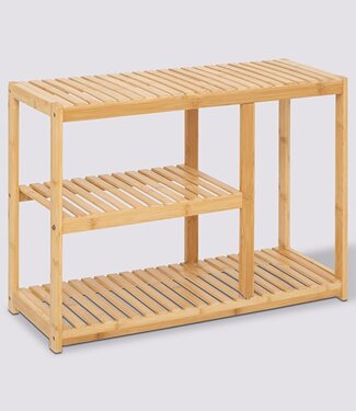  5Five Bamboo Shoe Rack - 8 Pairs - 70 x 50 x 26 cm