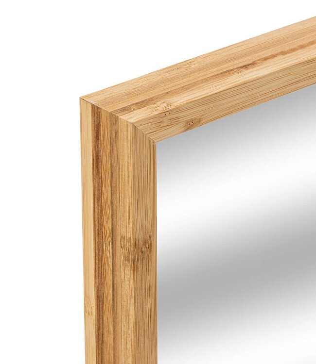 Bamboo Bathroom Mirror - 44 x 34 cm