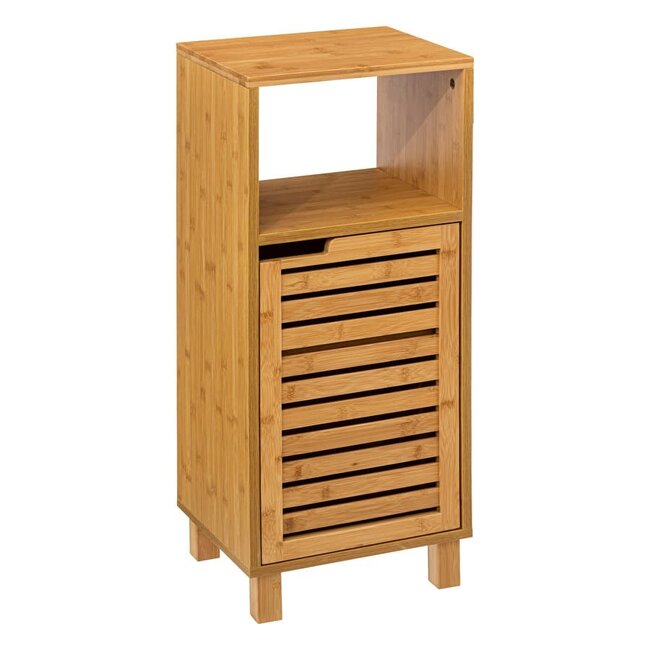 Badkamerrek - Bamboe  - Opbergrek - 80 x 33 cm  - 1 Deur -