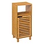 Bathroom Rack - Bamboo - Storage Rack - 80 x 33 cm - 1 Door -