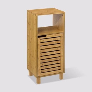  5Five Bathroom rack - Bamboo - Storage rack - 80 × 33 cm - 1 Door