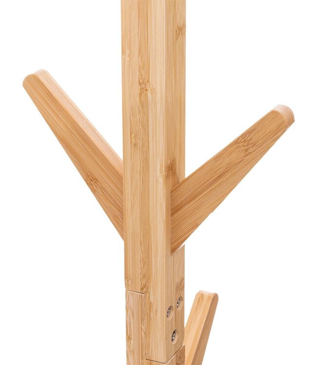 Standing Coat Rack - 8 Hooks - 60x60x178cm