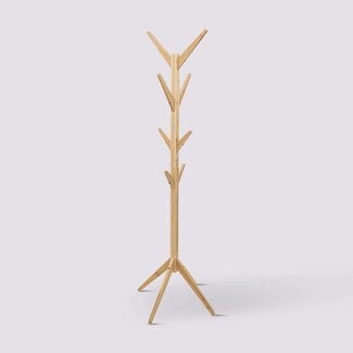  5Five Standing Coat Rack - 8 Hooks - 60x60x178cm
