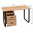 Desk - With 2 Drawers - Natural