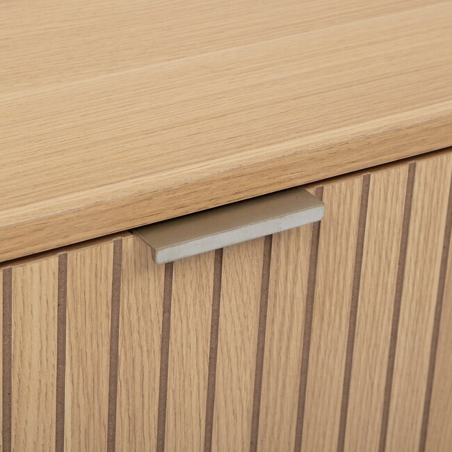 TV cabinet with 2 compartments - L.100 cm - Natural
